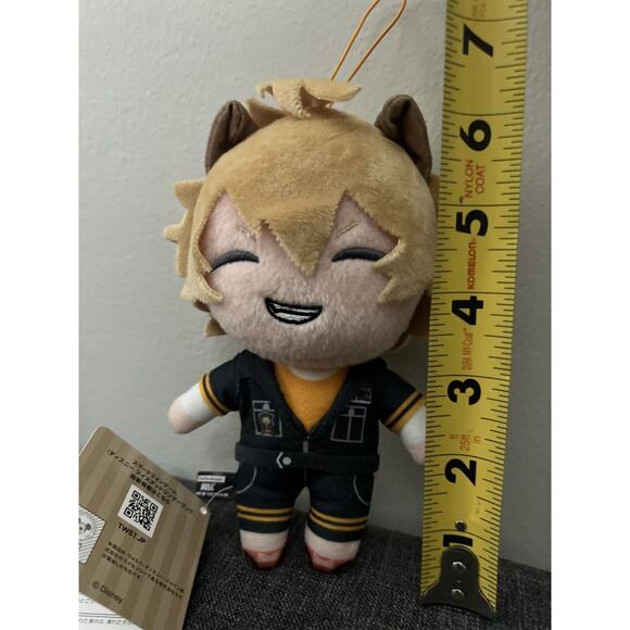 Sega Disney Twisted Wonderland Ruggie Bucchi 6" Plush Gym Uniform Japan Import - Picture 3 of 3